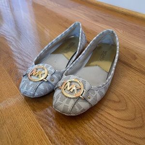 Michael Michael Kors white flats